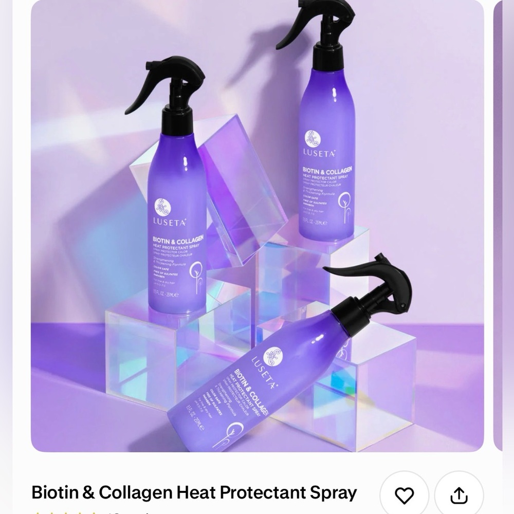 LUSETA Heat Protectant Spray 5/$25